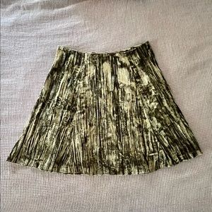 Anthropologie Maeve crushed velvet circle skirt sz 10